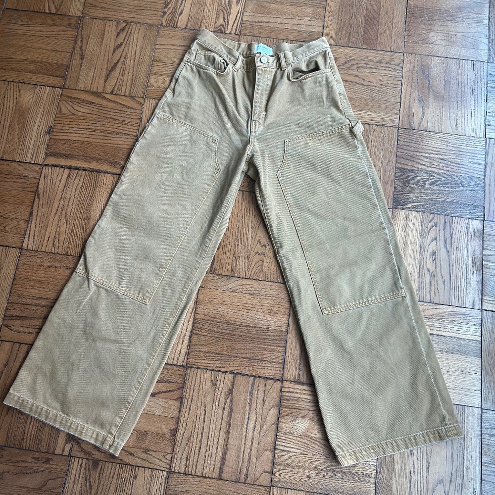 La Ligne Dutton High Rise Wide Leg Jean Size 30